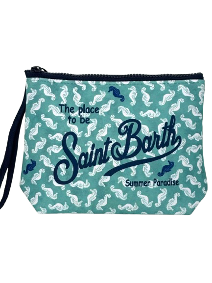 POCHETTE NEOPRENE AZZURRA CAVALLUCCIO MARINO