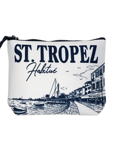 POCHETTE NEOPRENE BIANCA/BLU ST.TROPEZ