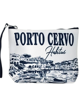 Carica l&#39;immagine nel visualizzatore di Gallery, POCHETTE NEOPRENE BIANCA/BLU PORTO CERVO
