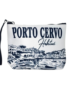 POCHETTE NEOPRENE BIANCA/BLU PORTO CERVO
