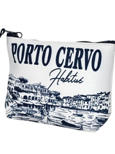 Carica l&#39;immagine nel visualizzatore di Gallery, POCHETTE NEOPRENE BIANCA/BLU PORTO CERVO
