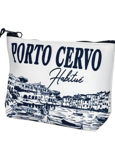 POCHETTE NEOPRENE BIANCA/BLU PORTO CERVO