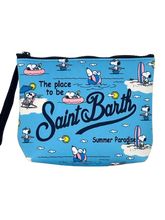 Carica l&#39;immagine nel visualizzatore di Gallery, POCHETTE NEOPRENE AZZURRA SNOOPY SUMMER PARADISE
