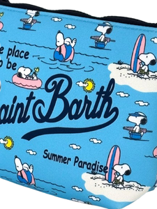 POCHETTE NEOPRENE AZZURRA SNOOPY SUMMER PARADISE