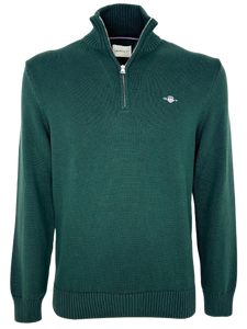 PULLOVER UOMO VERDE CON CERNIERA