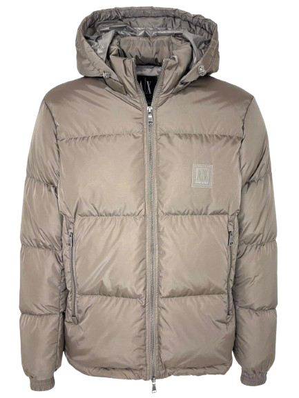 GIUBBINO UOMO BEIGE CON CAPPUCCIO