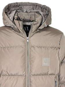 GIUBBINO UOMO BEIGE CON CAPPUCCIO