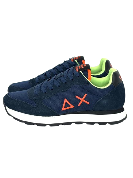 SNEAKERS BLU SCURO Z45102 TOM FLUO