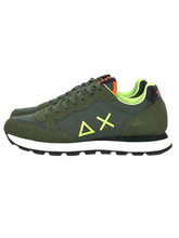 Carica l&#39;immagine nel visualizzatore di Gallery, SNEAKERS VERDE MILITARE Z45102 TOM FLUO
