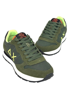 SNEAKERS VERDE MILITARE Z45102 TOM FLUO