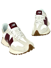 Carica l&#39;immagine nel visualizzatore di Gallery, SNEAKERS DONNA BIANCHE/BORDEAUX WS327KA
