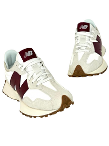 SNEAKERS DONNA BIANCHE/BORDEAUX WS327KA