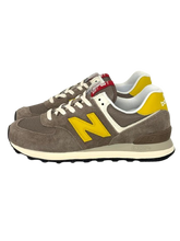 Carica l&#39;immagine nel visualizzatore di Gallery, SNEAKERS MARRONI/GIALLE U574BYW

