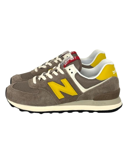 SNEAKERS MARRONI/GIALLE U574BYW