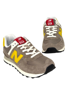 SNEAKERS MARRONI/GIALLE U574BYW