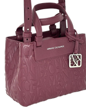 Carica l&#39;immagine nel visualizzatore di Gallery, BORSA BORDEAUX ECO-PELLE CON FIBBIA-LOGO
