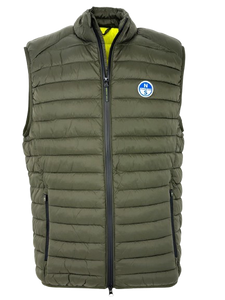 GILET UOMO VERDE MILITARE
