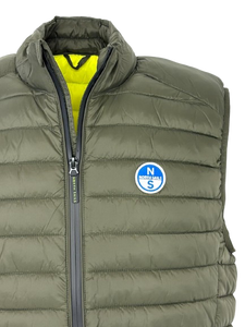 GILET UOMO VERDE MILITARE