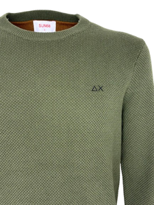 PULLOVER UOMO VERDE MILITARE