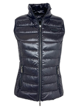 Carica l&#39;immagine nel visualizzatore di Gallery, GILET DONNA NERO GIROCOLLO
