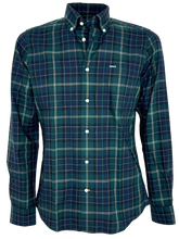 Carica l&#39;immagine nel visualizzatore di Gallery, CAMICIA UOMO BLU FANTASIA CHECK
