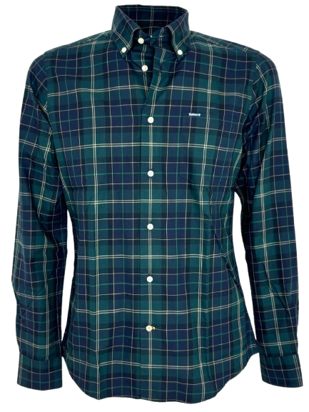 CAMICIA UOMO BLU FANTASIA CHECK