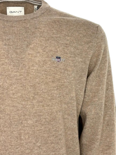 Carica l&#39;immagine nel visualizzatore di Gallery, PULLOVER UOMO BEIGE GIROCOLLO
