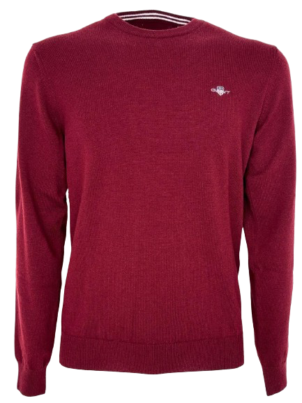 PULLOVER UOMO BORDEUX GIROCOLLO