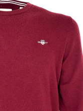 Carica l&#39;immagine nel visualizzatore di Gallery, PULLOVER UOMO BORDEUX GIROCOLLO

