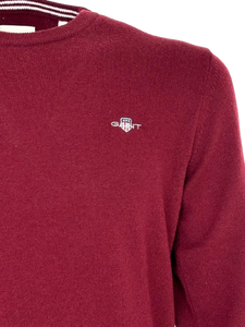 PULLOVER UOMO BORDEUX GIROCOLLO