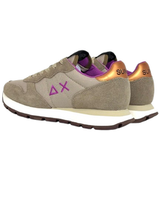 SNEAKERS DONNA BEIGE SCURO ALLY SOLID NYLON Z35201