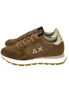 SNEAKERS MARRONE ALLY GOLD SILVER Z45202