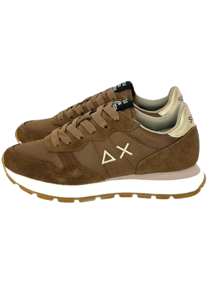 SNEAKERS MARRONE ALLY GOLD SILVER Z45202