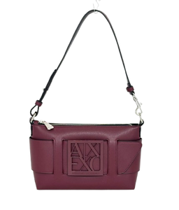 BORSA BORDEAUX ECO-PELLE CON LOGO