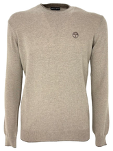 Carica l&#39;immagine nel visualizzatore di Gallery, PULLOVER UOMO BEIGE GIROCOLLO
