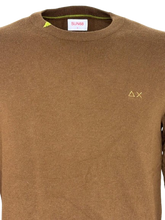 Carica l&#39;immagine nel visualizzatore di Gallery, PULLOVER UOMO MARRONE MISTO LANA
