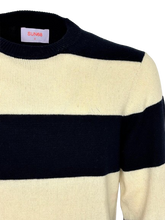 Carica l&#39;immagine nel visualizzatore di Gallery, PULLOVER UOMO GIROCOLLO BEIGE/NERO
