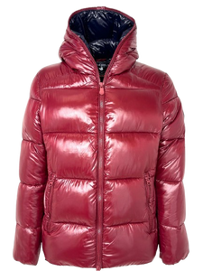 GIUBBINO DONNA ROSSO CORTO IN ECO-PIUMA