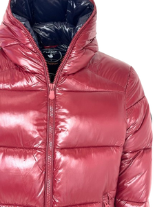 GIUBBINO DONNA ROSSO CORTO IN ECO-PIUMA