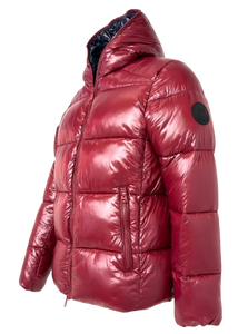 GIUBBINO DONNA ROSSO CORTO IN ECO-PIUMA