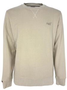 FELPA UOMO GIROCOLLO BEIGE