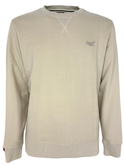FELPA UOMO GIROCOLLO BEIGE