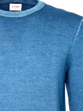Carica l&#39;immagine nel visualizzatore di Gallery, PULLOVER UOMO AVIO SCURO 100% LANA

