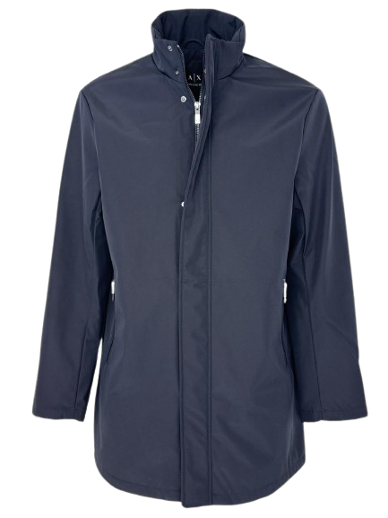 GIUBBINO UOMO BLU LUNGO