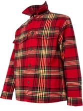 Carica l&#39;immagine nel visualizzatore di Gallery, CAMICIA UOMO ROSSA FANTASIA CHECK
