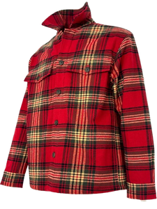 CAMICIA UOMO ROSSA FANTASIA CHECK