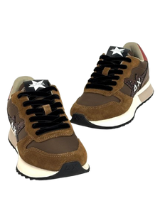 SNEAKERS BEIGE/BORDEAUX STARGIRL GLITTER LOGO Z45217