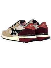 Carica l&#39;immagine nel visualizzatore di Gallery, SNEAKERS BEIGE/BORDEAUX STARGIRL GLITTER LOGO Z45217
