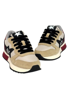 SNEAKERS BEIGE/BORDEAUX STARGIRL GLITTER LOGO Z45217