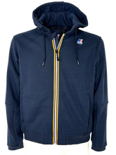 Carica l&#39;immagine nel visualizzatore di Gallery, FELPA UOMO BLU CON CAPPUCCIO
